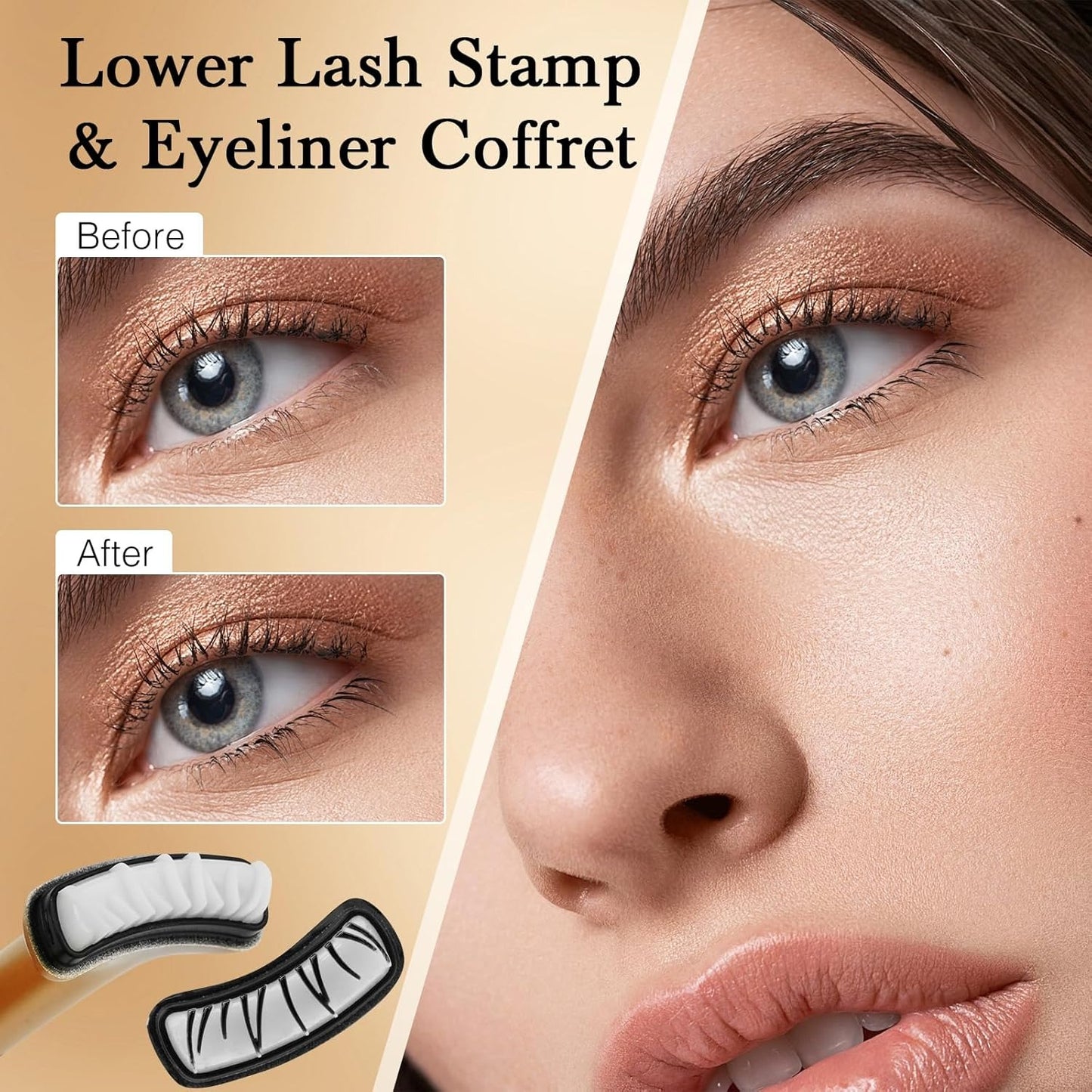 Double-Ended Wing Stamp Eyeliner — Perfect Wings in 1 Second