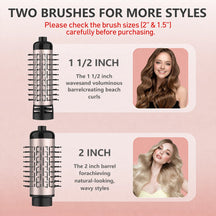 4-in-1 Rotating Hair Styler – Dry, Curl & Straight