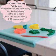 Premium Silicone Baby Placemat with Edge Guard & Mess Control