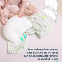 Adjustable Pregnancy Support Pillow for Belly & Back