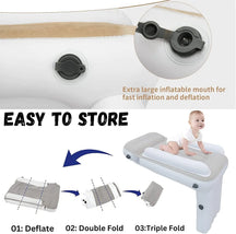Kids Travel Air Bed with Safety Support