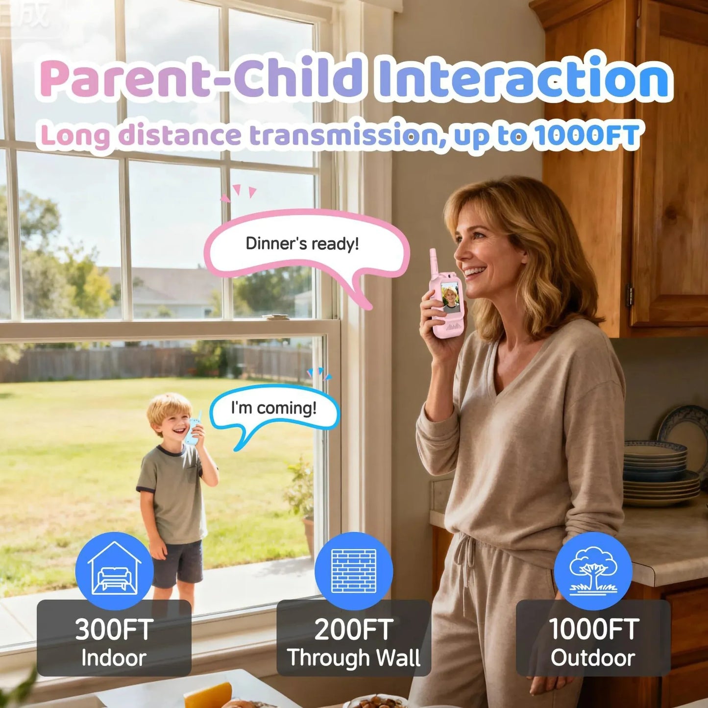 Kids Walkie Talkie With Live Video Calling