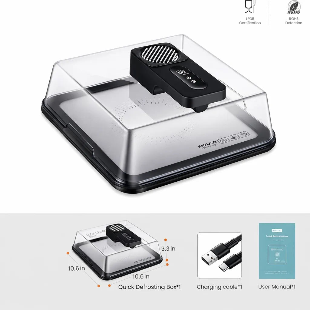 Quick Defrost Meat Tray with Lid