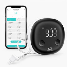 One-hand Retractable Tape with Lock, Fitness & Weight Loss Tracker for Waist/Hips/Arms/Legs, Fitdays App Sync