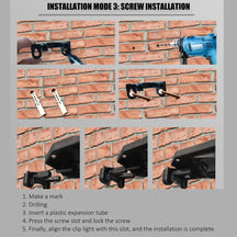 Solar Outdoor Clip Motion Sensor Light