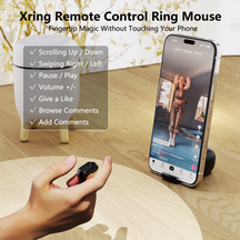 Wearable Wireless Smart Ring Remote & Air Mouse