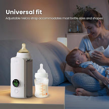 Smart Rechargeable Baby Bottle Warmer with Display