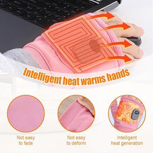 USB Heated Fingerless Gloves –“Smart Warmth for Smart Workers