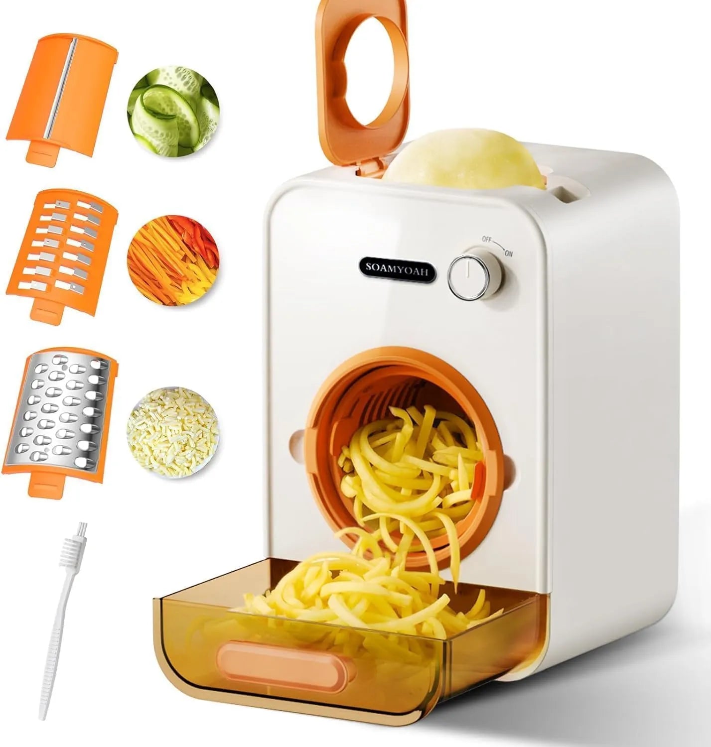 All-In-One Electric Vegetable Cutting, Slicing & Shredding Machine