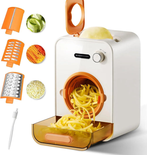 All-In-One Electric Vegetable Cutting, Slicing & Shredding Machine