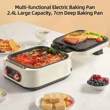 All-in-1 Electric Hot Pot Grill, BBQ & Frying for Daily Recipe Ease