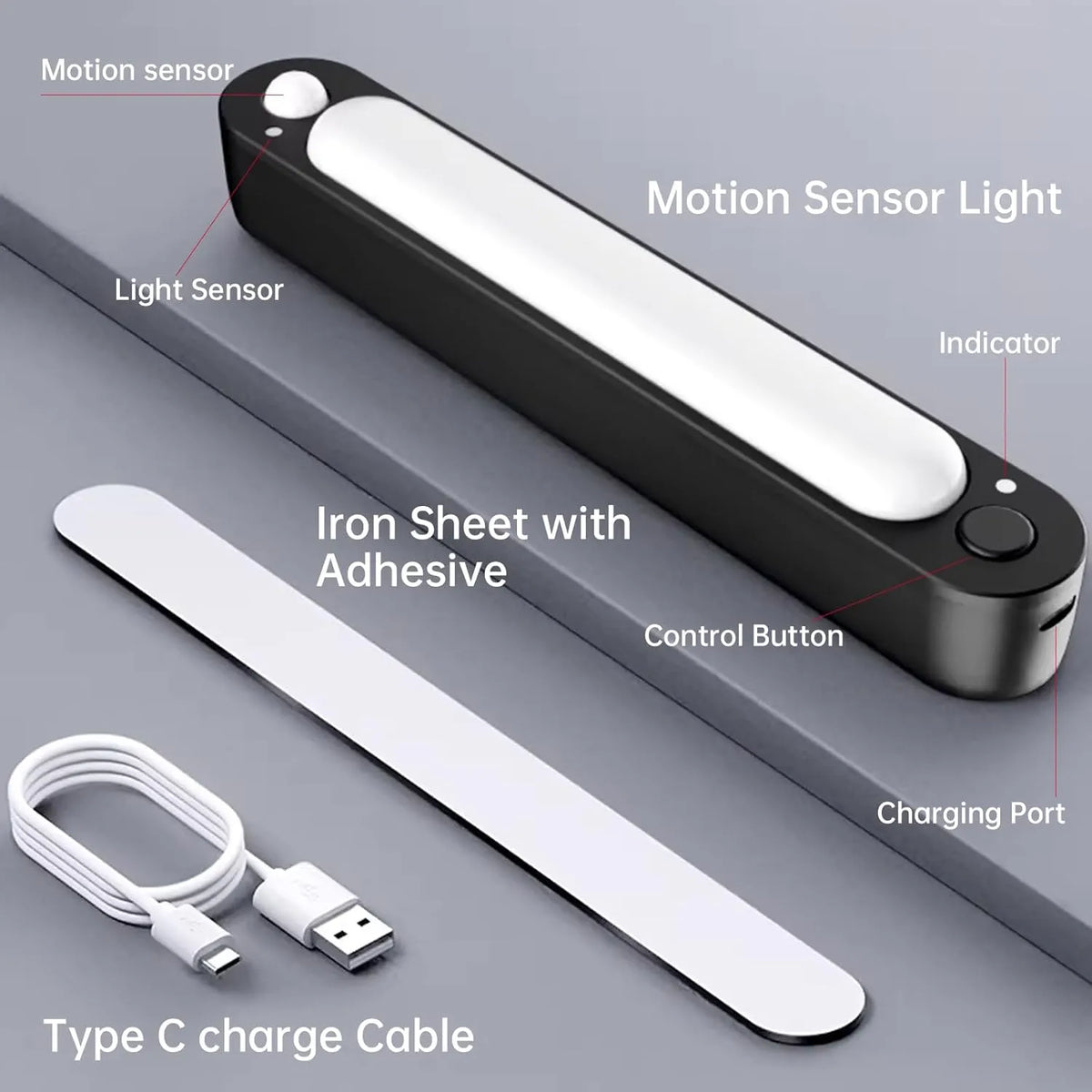 3-In-1 Wireless LED Motion Sensor Light