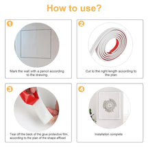 Self-Adhesive Flexible Wall Border Decorative Panel Moulding Strip