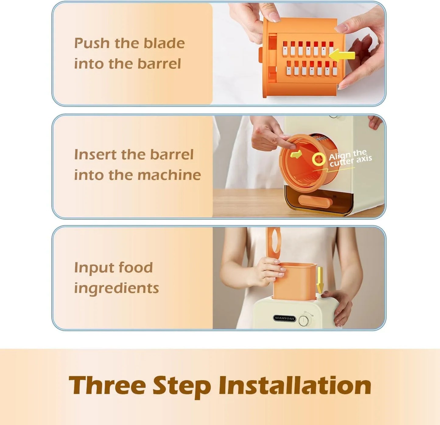 All-In-One Electric Vegetable Cutting, Slicing & Shredding Machine