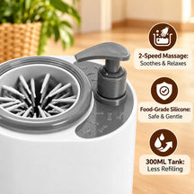 Electric Dog Paw Cleaner with Soap Dispenser, Portable Automatic Washer, Rechargeable, Soft Silicone Bristles, for Dogs & Cats
