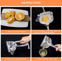Aluminum Alloy Manual Fruit Squeezer