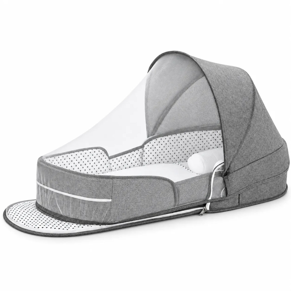 Portable Travel BabyBed, Cosleeping Bed with Mosquito Net and BabyDiaper Changing Pad,Lightweight and Foldable