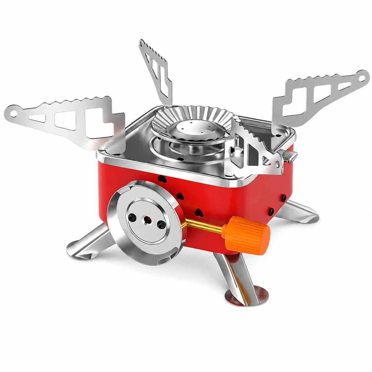 Portable Camping Gas Stove for Travel, Hiking, Outdoor Picnic & Emergency Cooking Use with Storage Bag