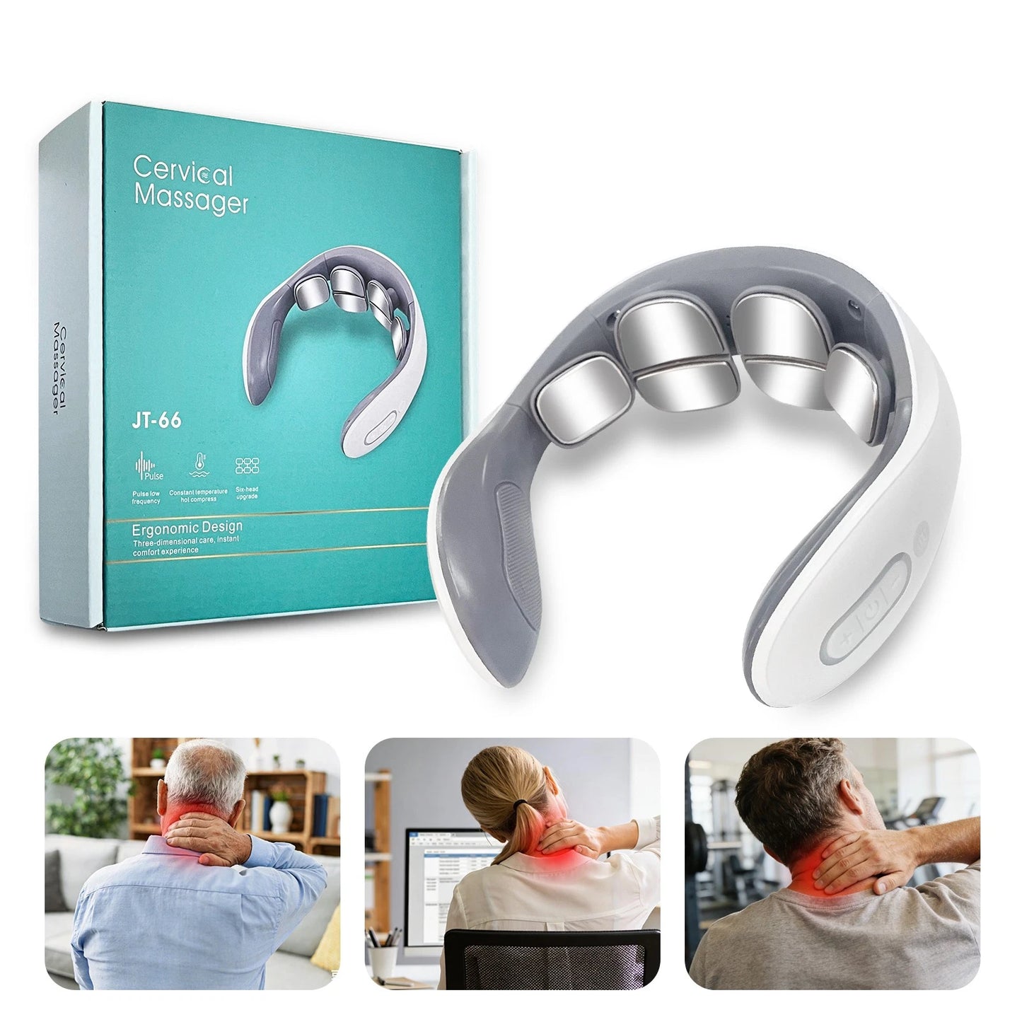 Smart EMS Cervical Pain Therapy Massager