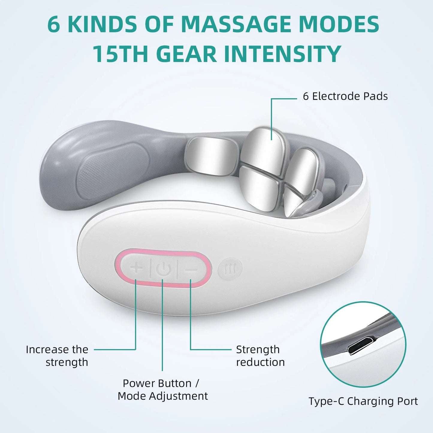 Smart EMS Cervical Pain Therapy Massager