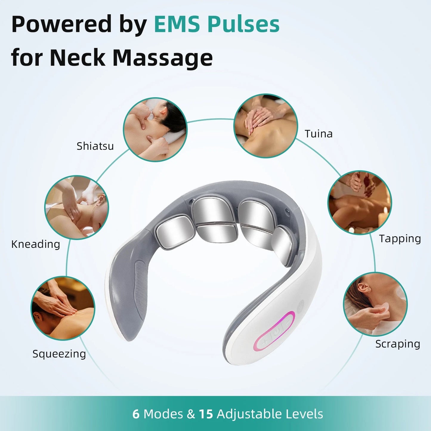 Smart EMS Cervical Pain Therapy Massager