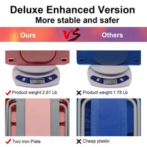 All-in-One Foldable Pedicure Stand with Light, Magnifier & Dryer