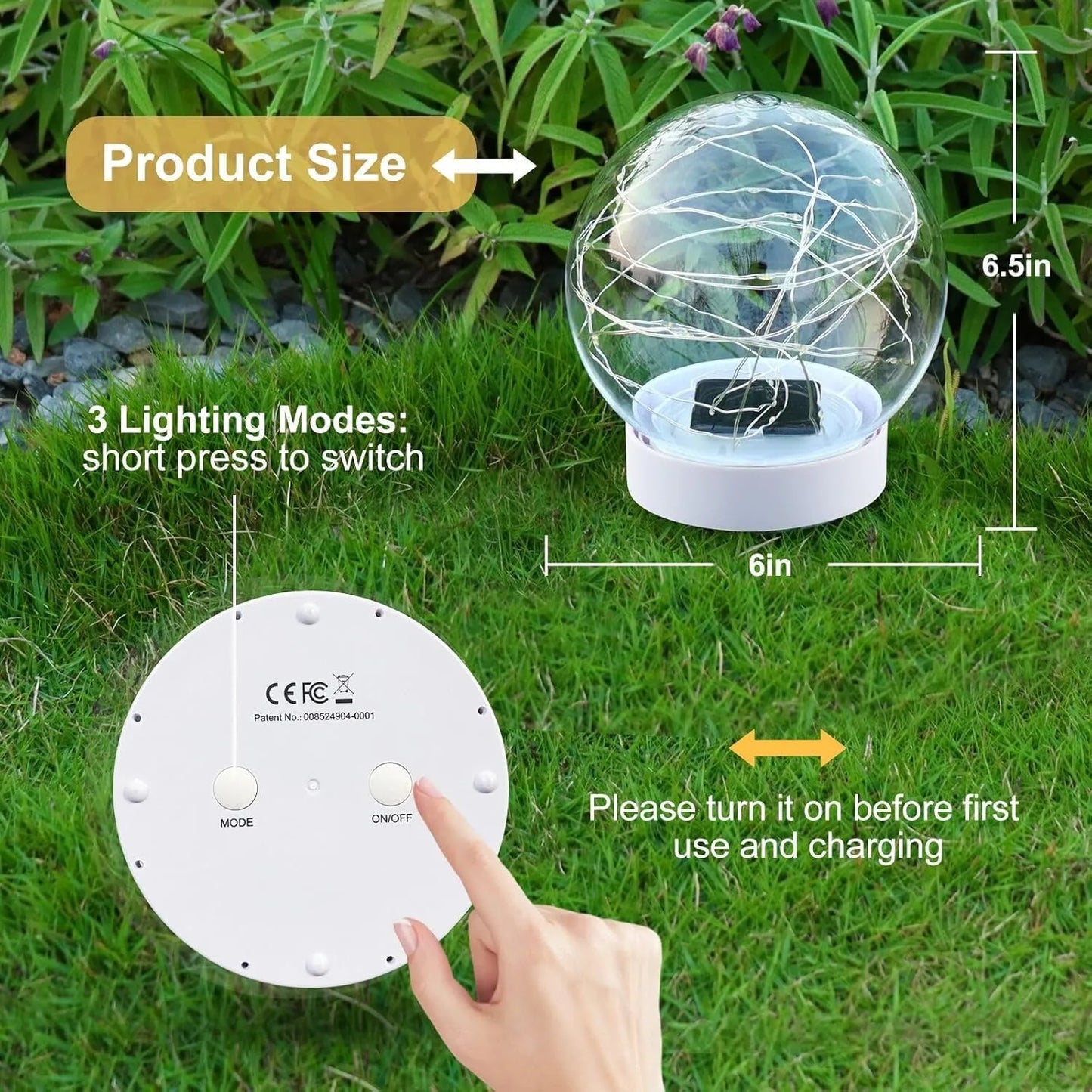 Solar Floating Pool Lights-Glow Ball (Pack of 4)