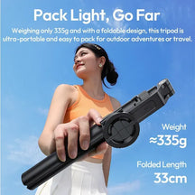 4-in-1 Smart Selfie Stick & Tripod with Overhead Mobile Stand