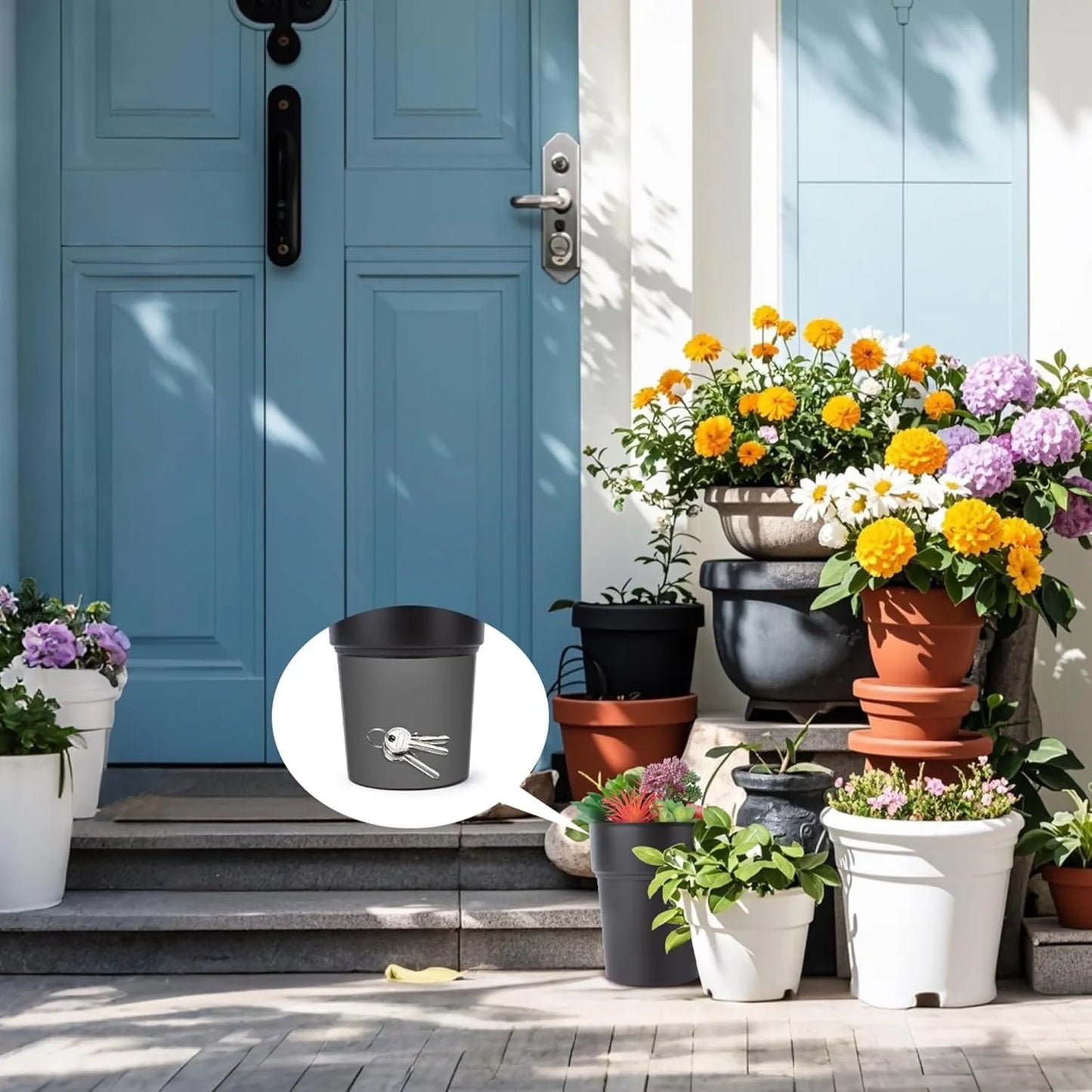 2-in-1 Safety Flower Pot (With Key Lock)