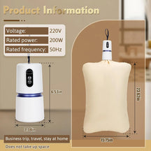 Portable Hot Air Clothes Dryer for Fast Drying