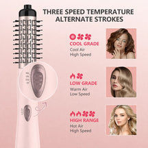 4-in-1 Rotating Hair Styler – Dry, Curl & Straight