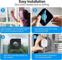 Smart Wireless Window Camera With Real-Time Motion Detection