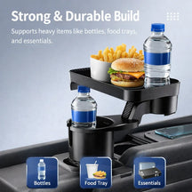 360° Rotatable Car Cup Holder Expander Tray