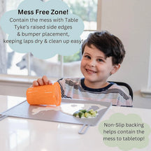 Premium Silicone Baby Placemat with Edge Guard & Mess Control