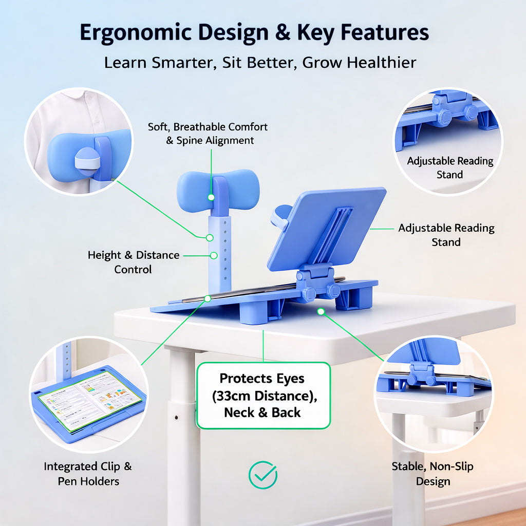 Kids Multi-Purpose Posture Desk – For Better Sitting, Studying & Learning