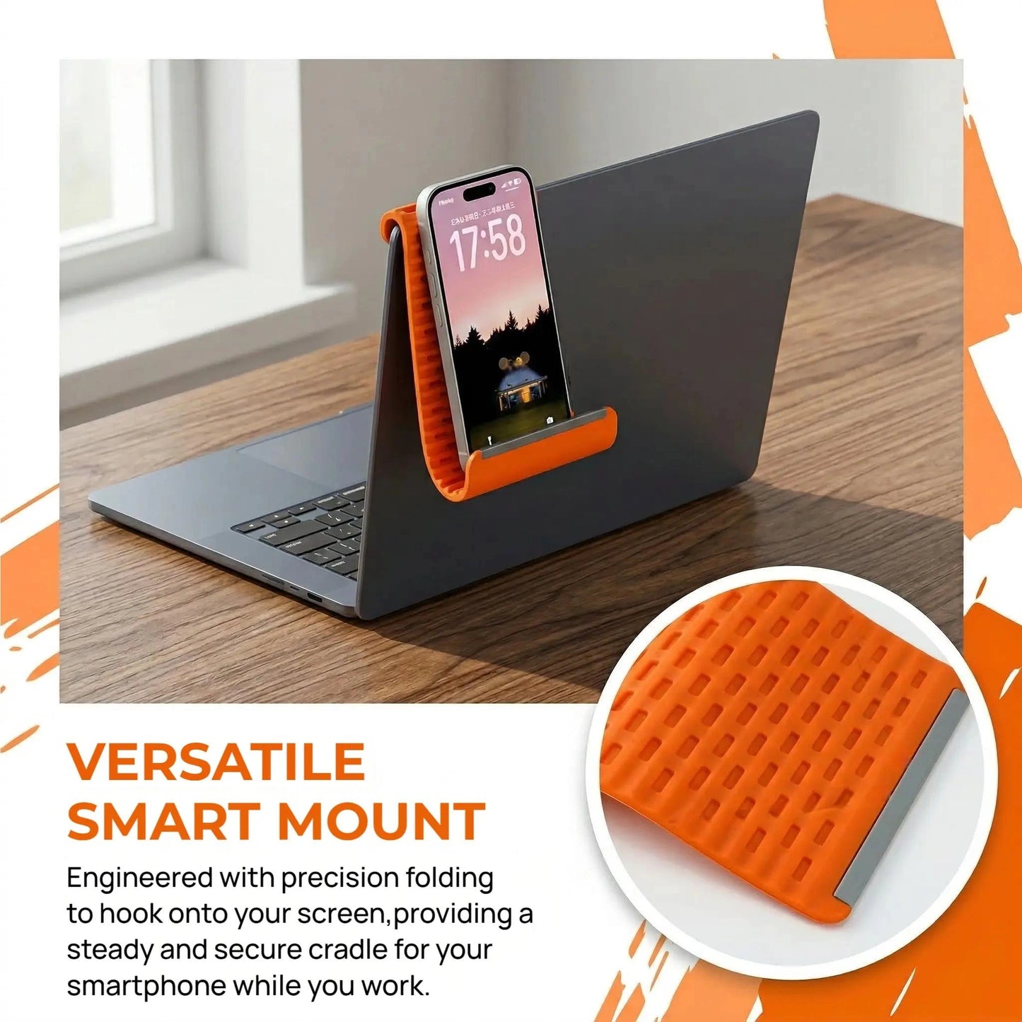Premium 360° Adjustable Folding Silicone Phone & Tablet Stand