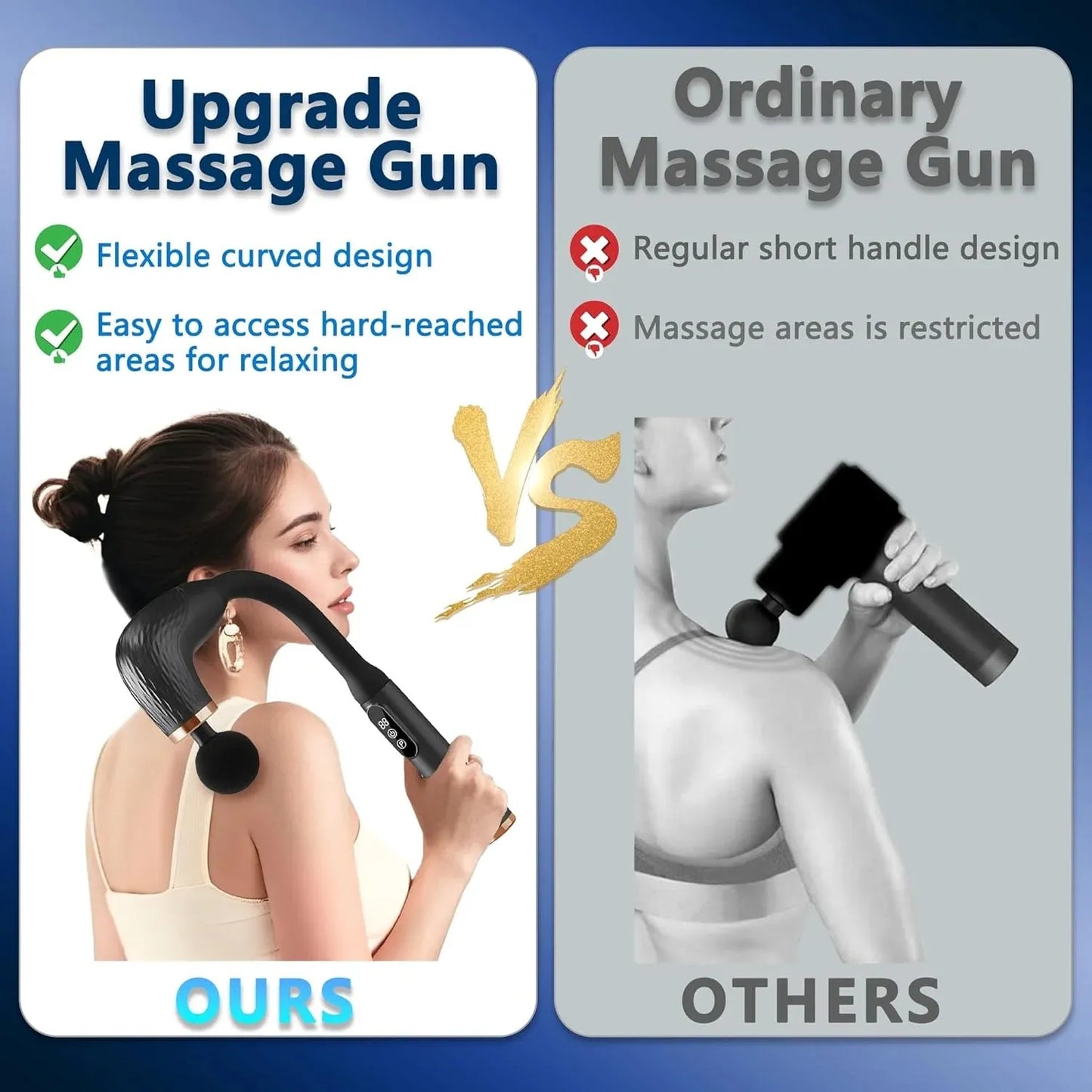 U-Shaped Deep Tissue Back & Neck Massager
