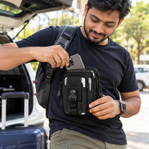 Motiongear Waist Sling Bag Keep your essential Everyday Carry gear organized, protected, and within arm's reach