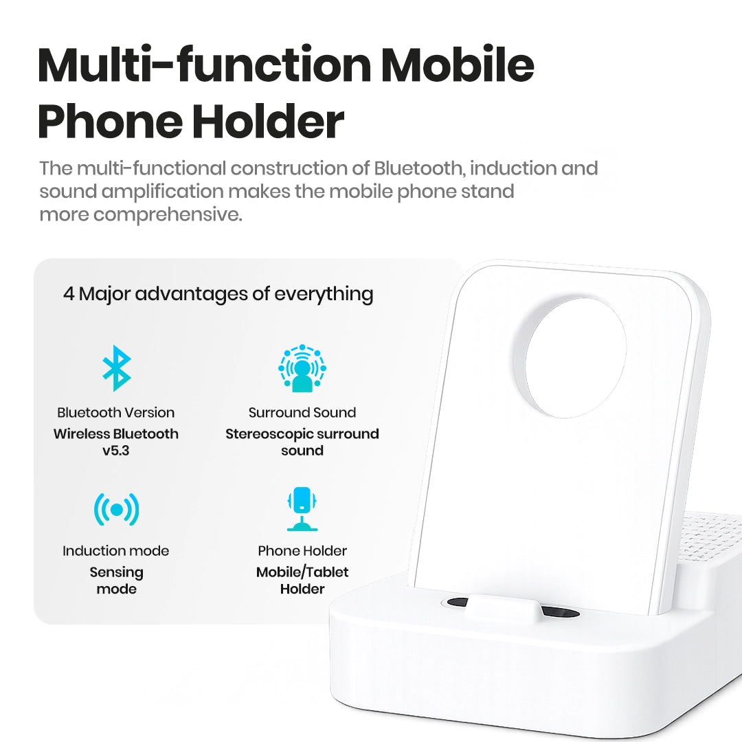 3-in-1 Wireless Induction Speaker Stand