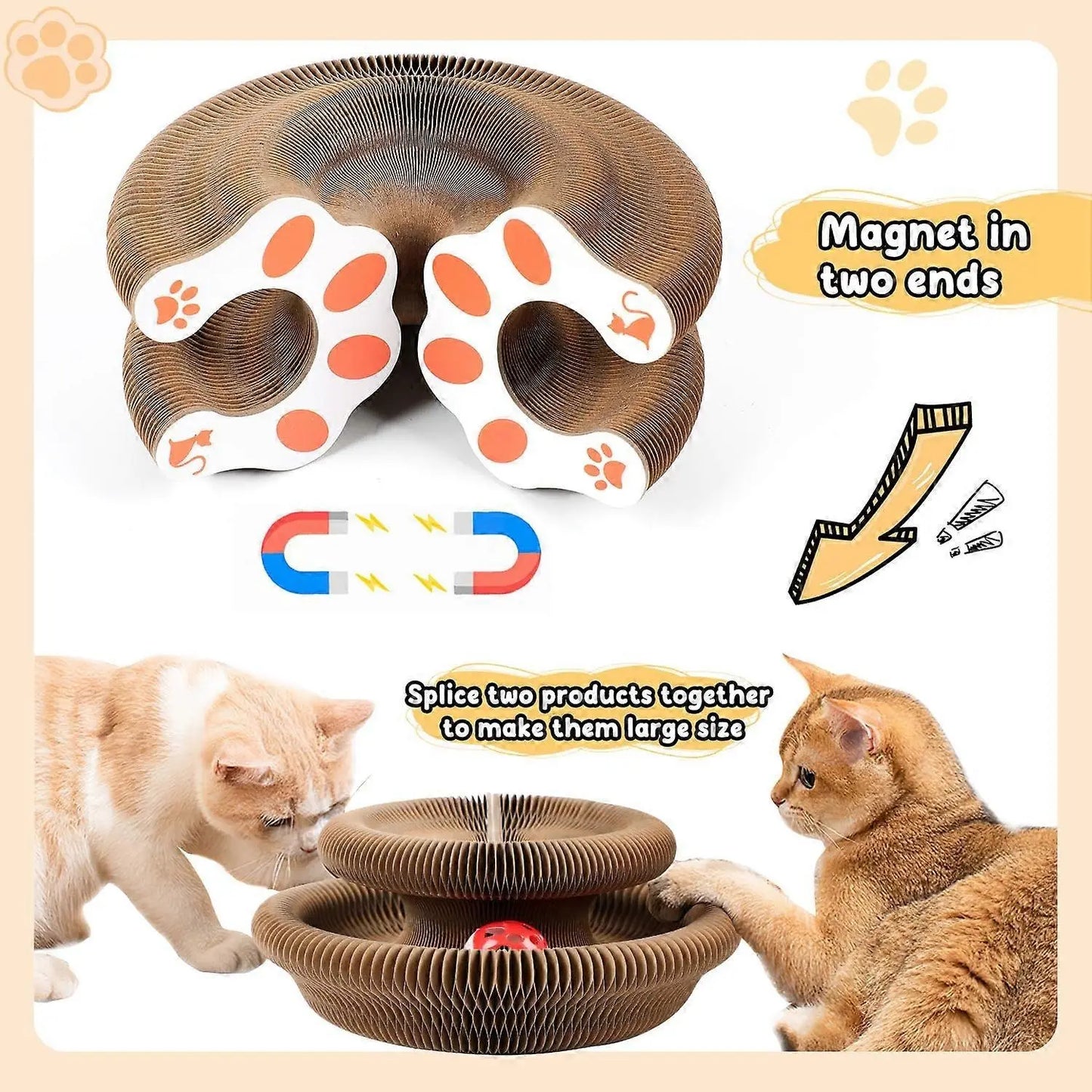 Magic Organ 3-in-1 Cat Scratcher Bed