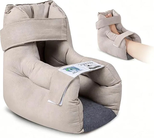 Heel Protector & Foot Elevation Support Pillow for Healing Therapy of Heel Pressure and Deep Tissue Injury