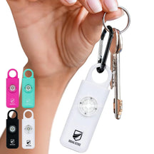 Emergency Self-Defense Safety Alarm Keychain with LED Strobe Light for Women, Children, and Elderly
