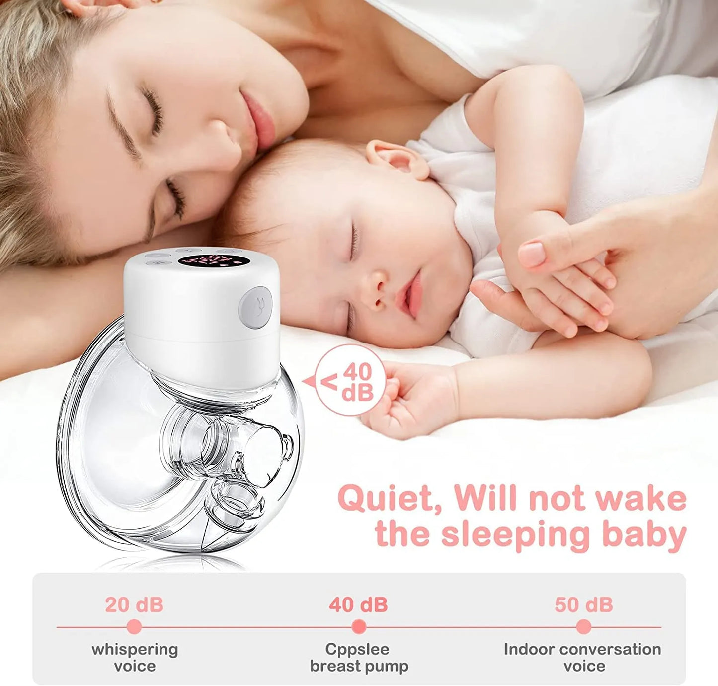 Automatic Hands-Free Wearable Breast Milk Pump