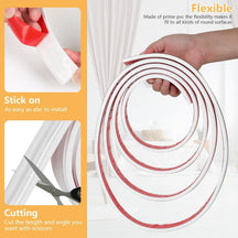 Self-Adhesive Flexible Wall Border Decorative Panel Moulding Strip