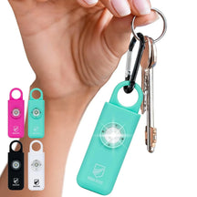 Emergency Self-Defense Safety Alarm Keychain with LED Strobe Light for Women, Children, and Elderly