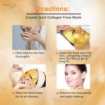 24K Gold Collagen Face Mask – Instant Glow & Anti-Aging Lift