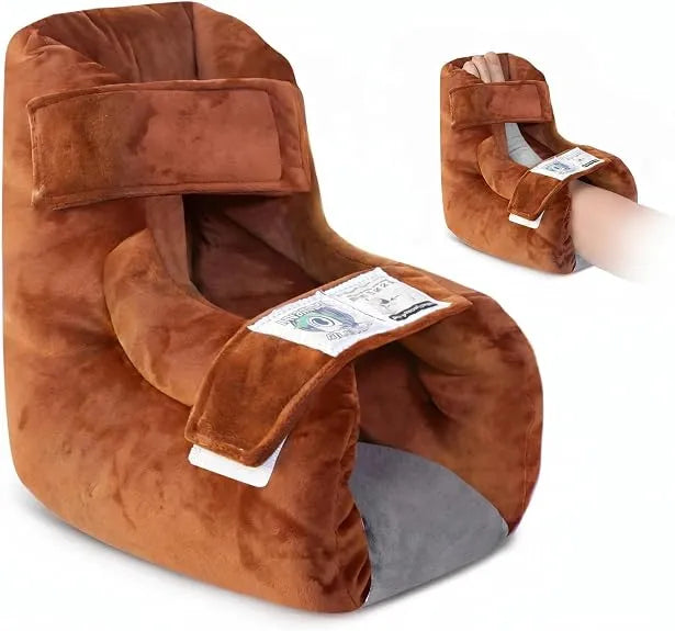 Heel Protector & Foot Elevation Support Pillow for Healing Therapy of Heel Pressure and Deep Tissue Injury