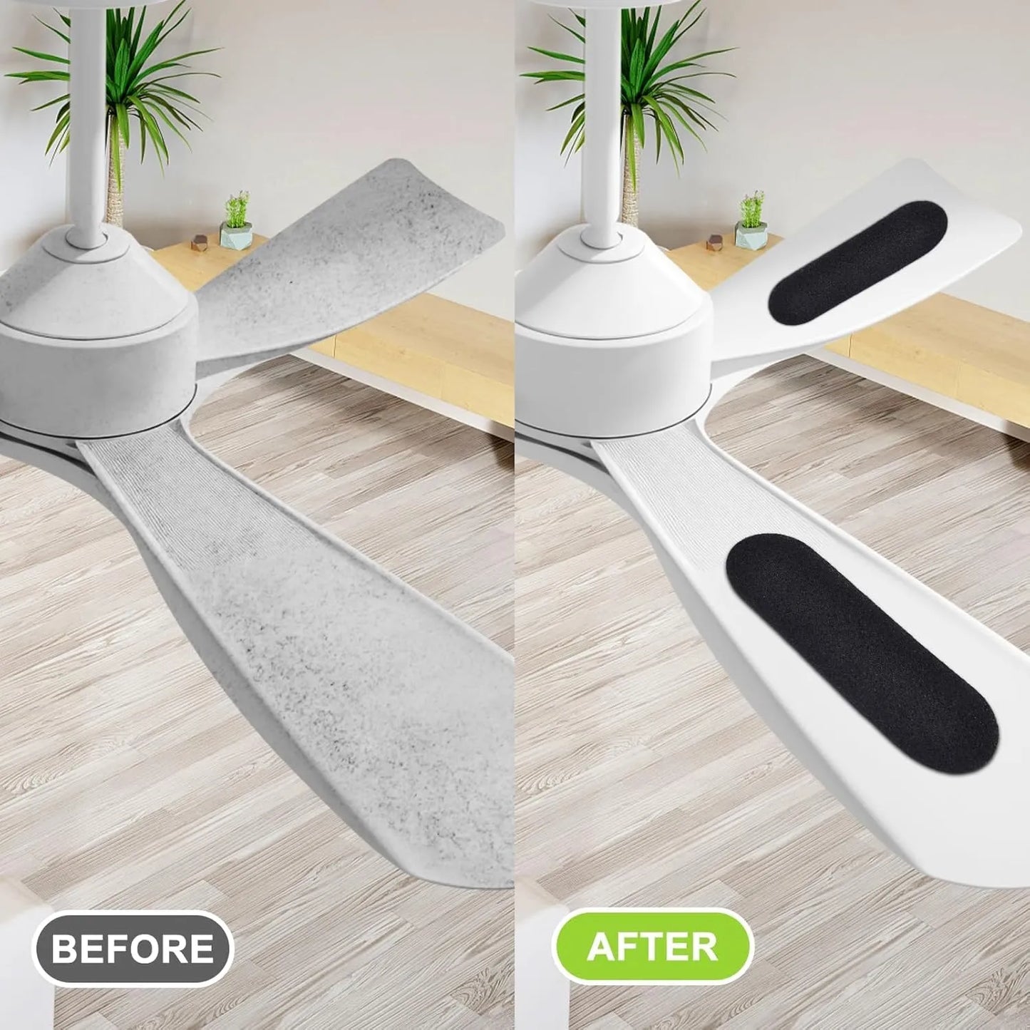 Ceiling Fan Air Purifier Filters with Activated Coconut Carbon