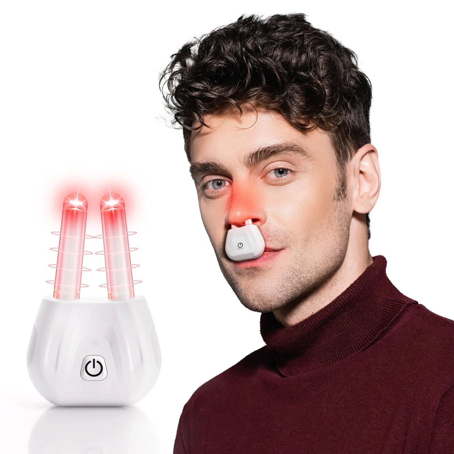 Painless Red Light Therapy for Nasal Congestion Relief