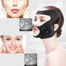 Reduction or complete disappearance of the double chin V-Face Massager